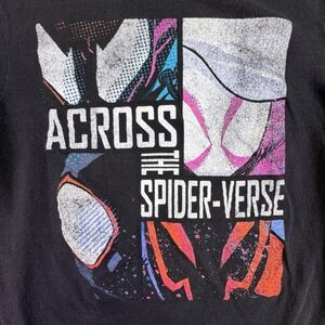 Marvel Spider-Man Shirt Men's Medium Across the Spider-Verse Graphic Tee Black